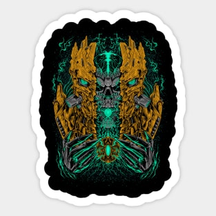 dark mecha Sticker